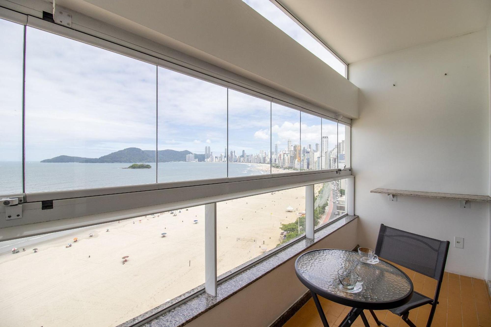 Pkn132 - Amplo, Frente Mar, Sacada, 3 Dorm Apartamento Balneário Camboriú